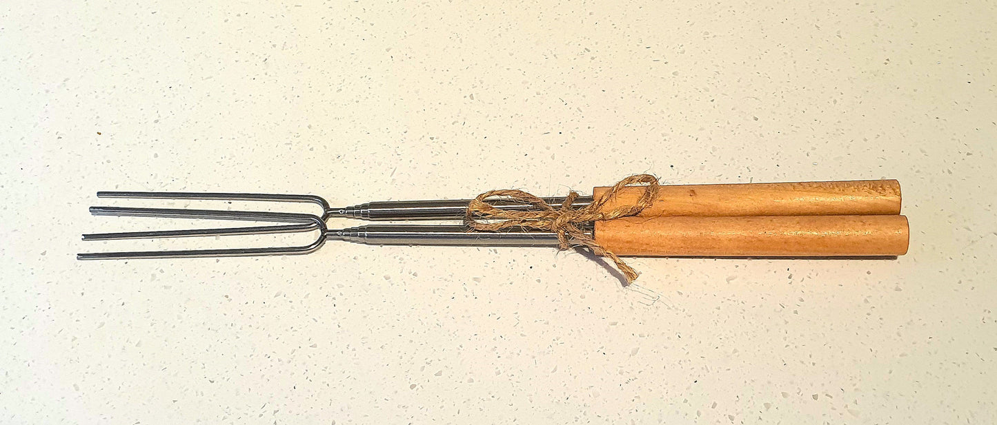 Extendable Marshmallow Smores Roasting Forks