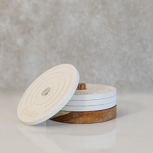 Stackable Coasters Crete - Elevated Concrete Designs – Crete Studio's